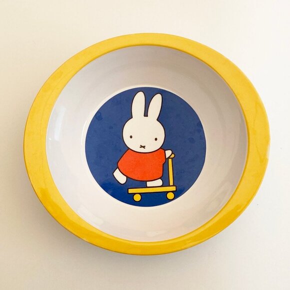 Miffy Melamine Kids 3-Piece Dish Set Bowl Cup Tumbler Childrens Tableware - Picture 2 of 16